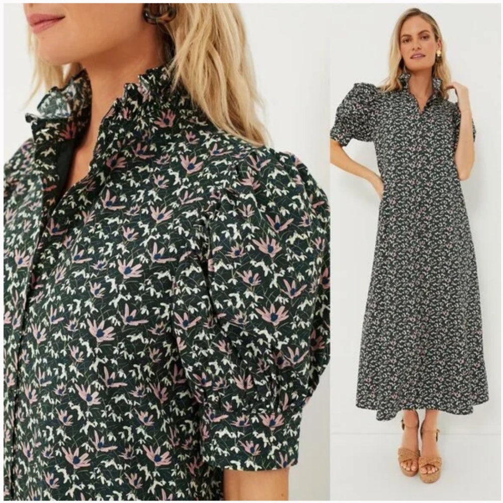 Tuckernuck HYACINTH HOUSE Louisa Midi Dress NWT